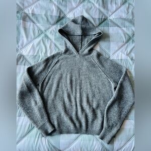 Coco & Shay Gray Knit Hoodie